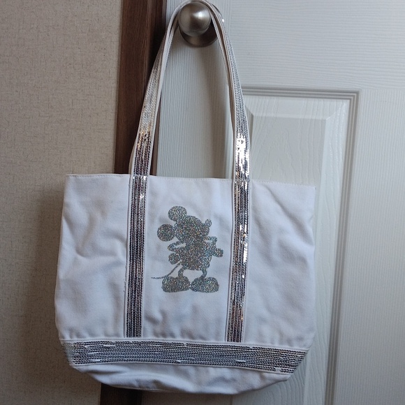 DISNEY LAND Resort Bag Shoulder Purse Suquen Mickey White - Picture 3 of 5